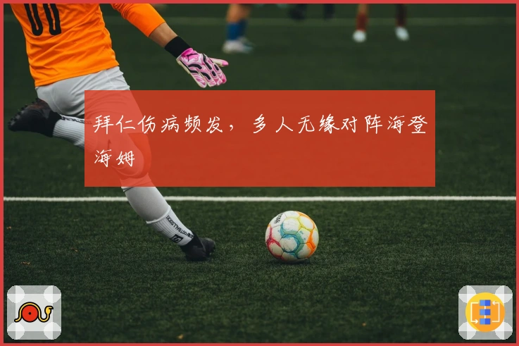 拜仁伤病频发，多人无缘对阵海登海姆